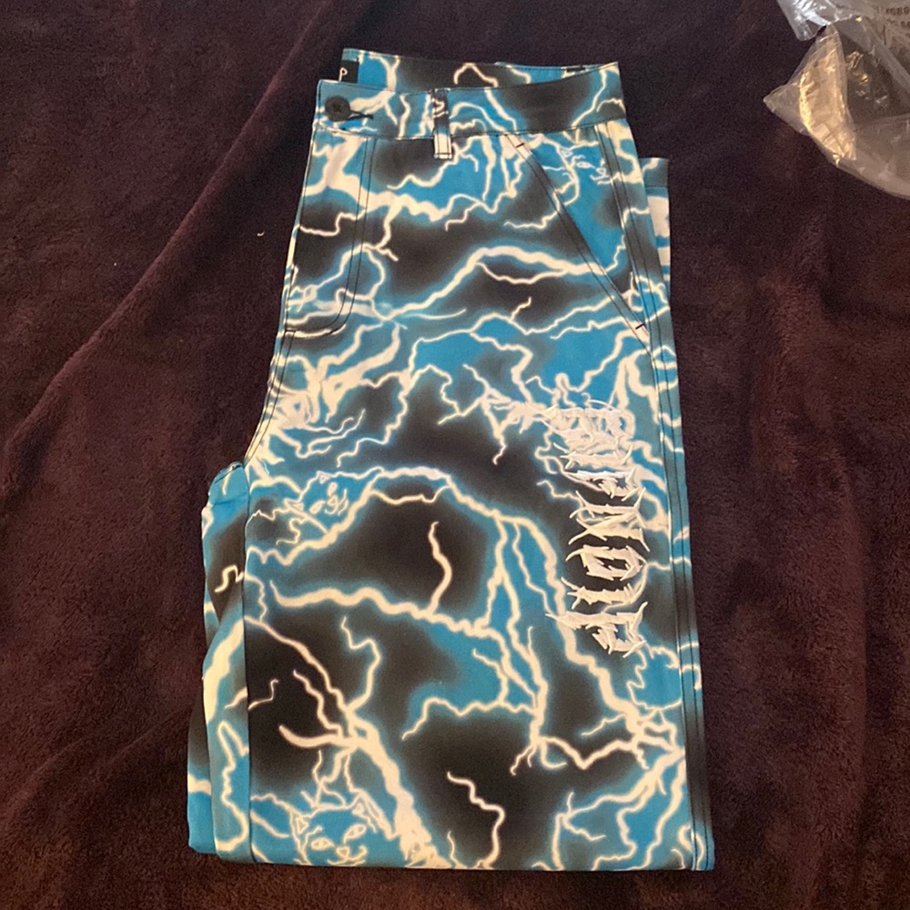 Ripndip blue and black electric jean pants size 32